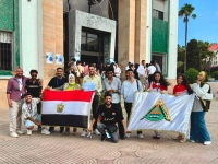 منتخب جامعة بنها للمسرح يحصد جائزة لجنة التحكيم في المهرجان الدولي للمسرح الجامعي بالمغرب