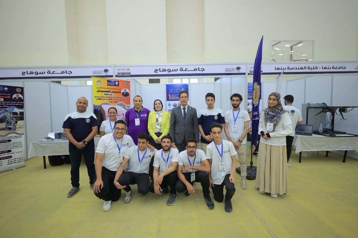 &quot;الجيزاوي&quot; يفتتح فعاليات بطولة جامعة بنها الأولى للروبوتات